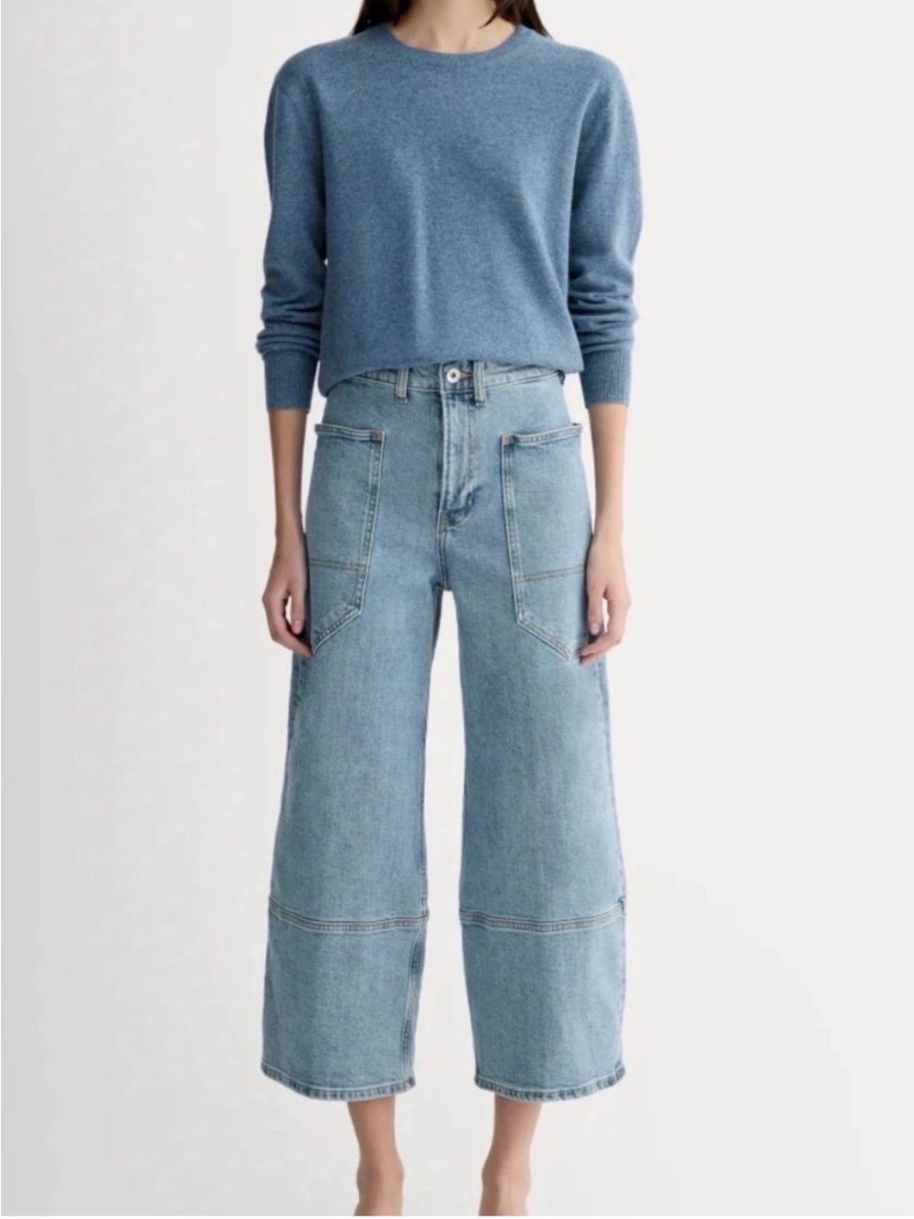 Everlane Way High Gardener Cropped Jean sz 30